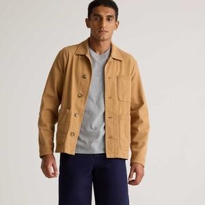 Organic Comfort Stretch Chore Jacket Tobacco Sz M